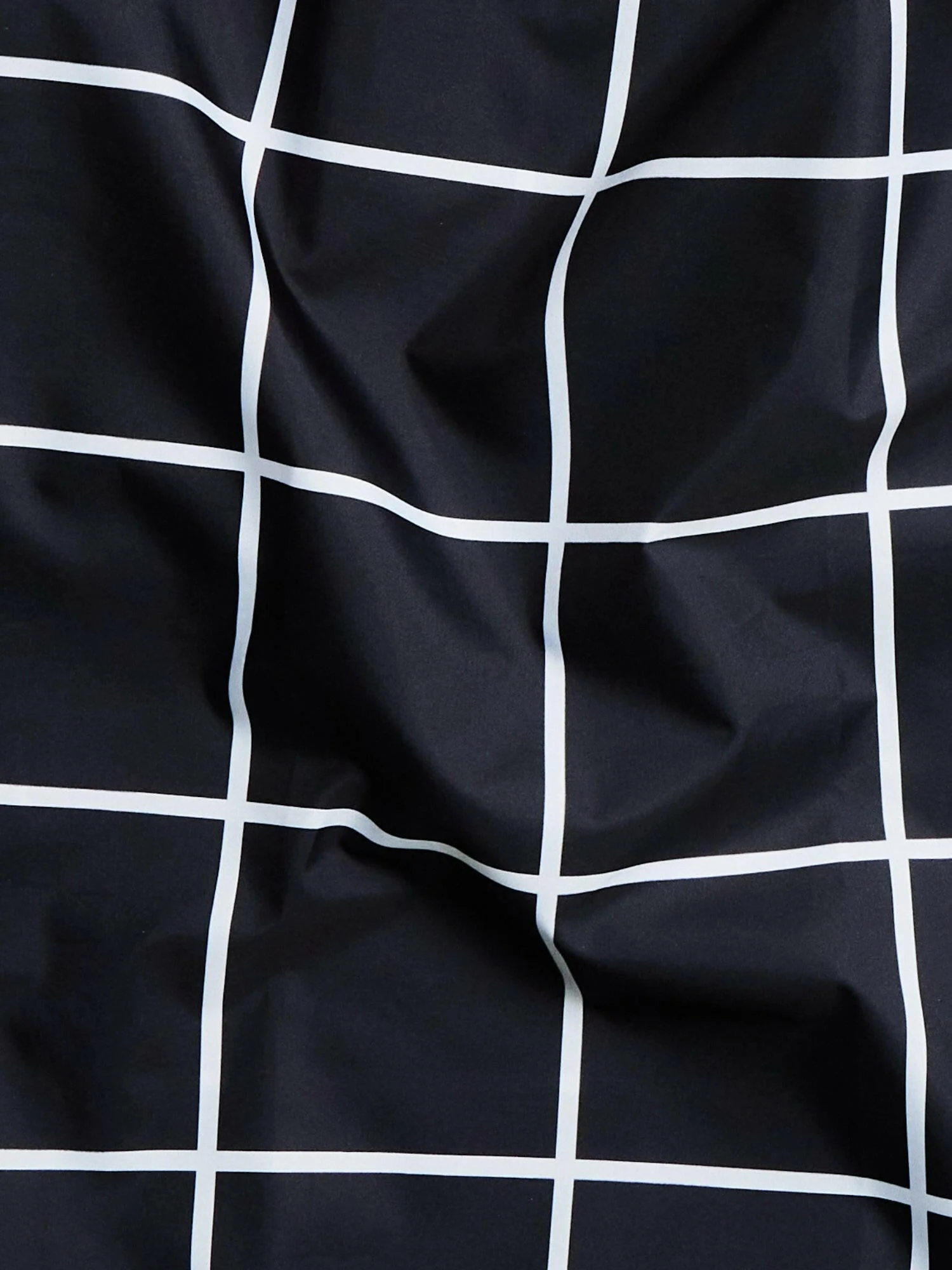 Black Grid Reusable Bag - Image 3