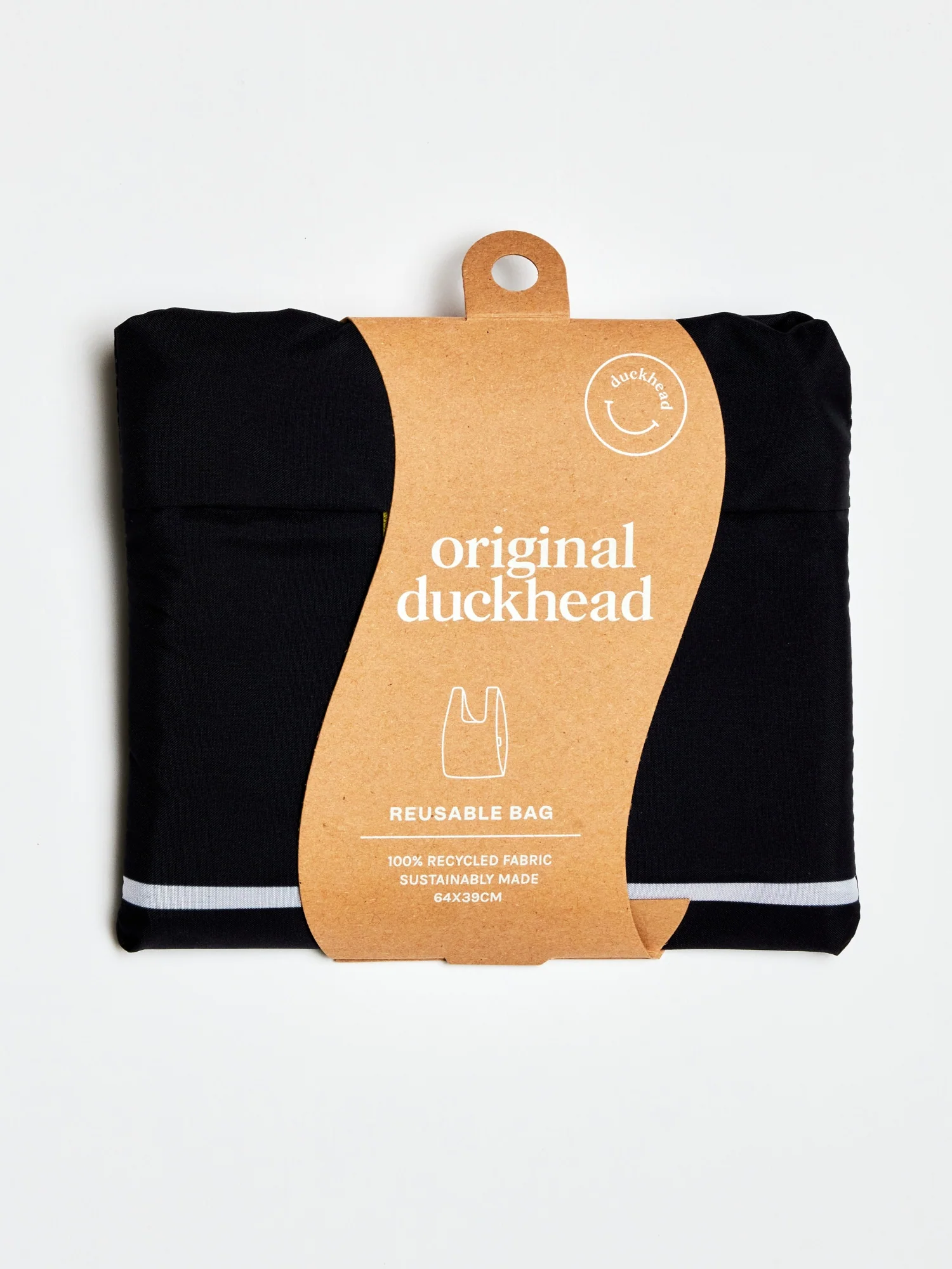 Black Grid Reusable Bag - Image 5