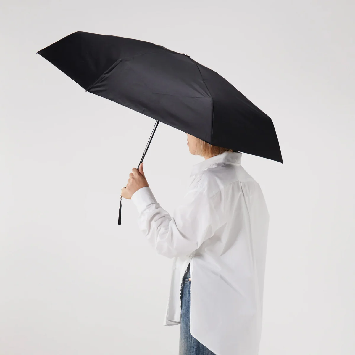 Black Ultra Compact Mini Umbrella