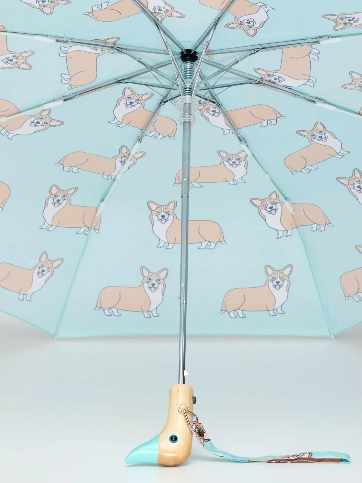 Corgi Mint Duck Umbrella - Image 6