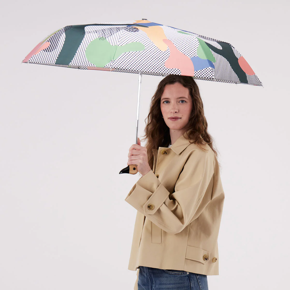Dots Duck Umbrella - Image 2