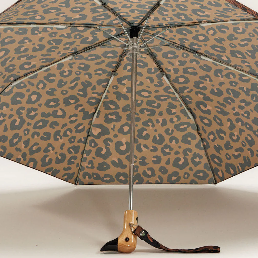 Leopard Compact Duck Umbrella - Image 5