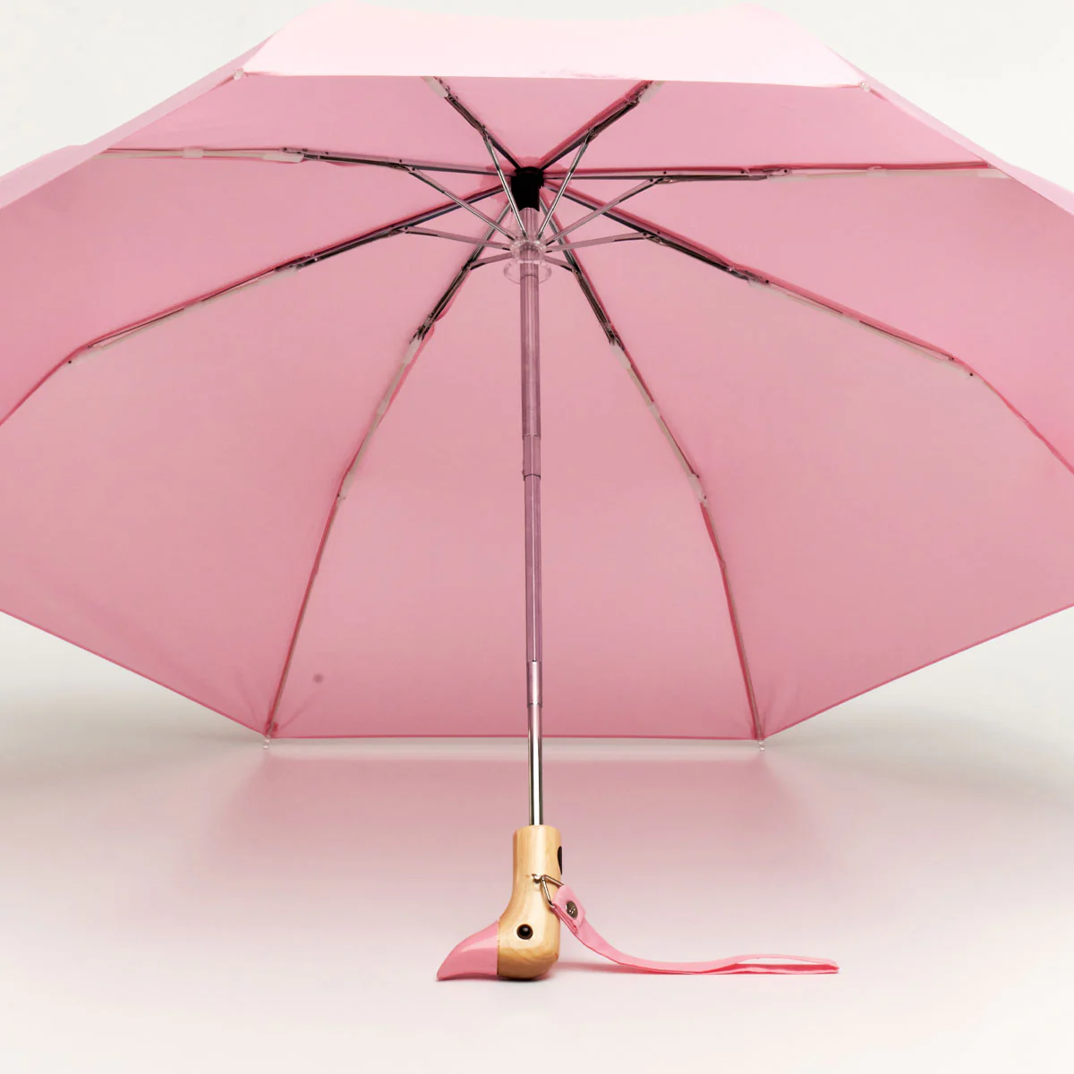 Powder Pink Duck Umbrella - Image 6
