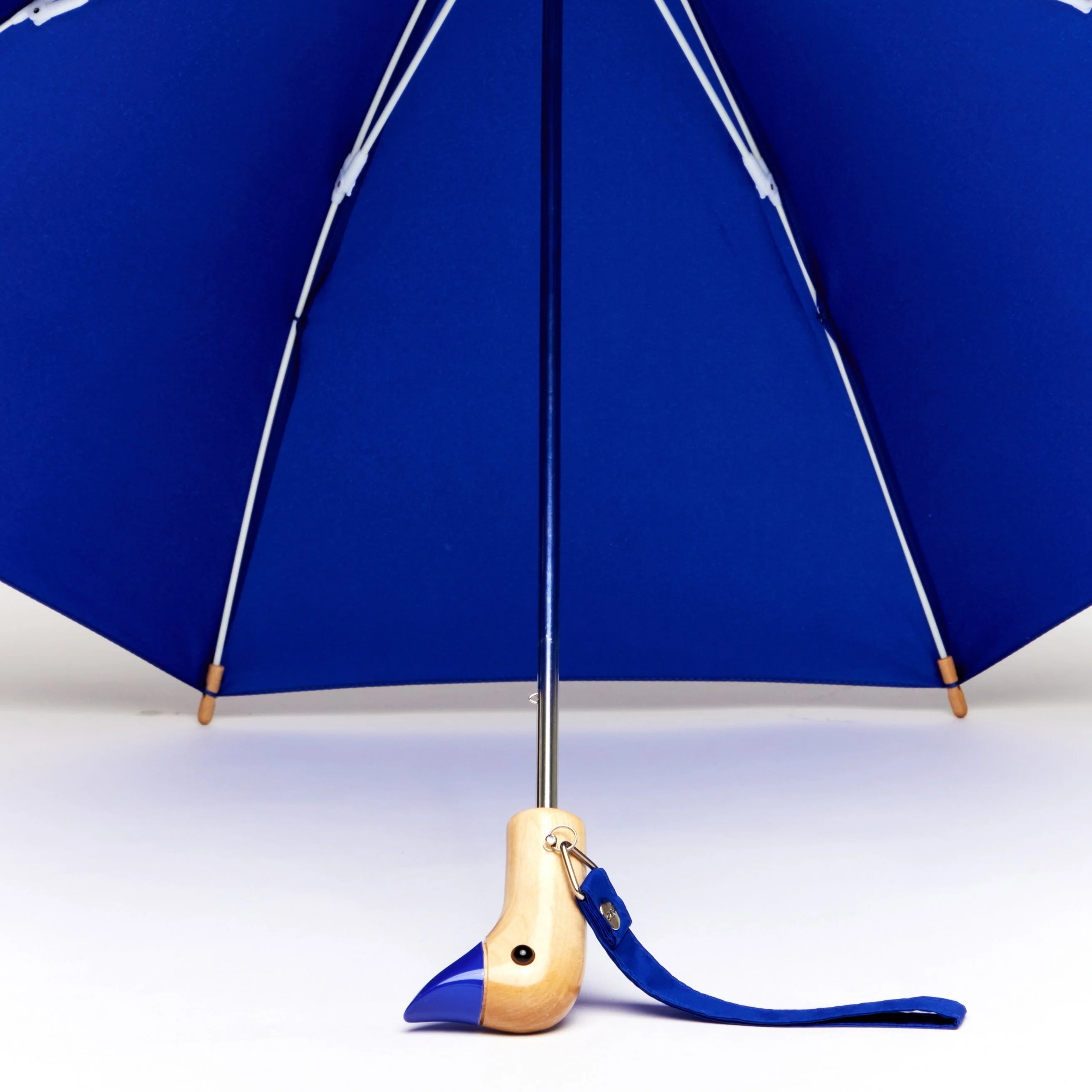 Cobalt Blue Duckling Kids Umbrella - Image 5